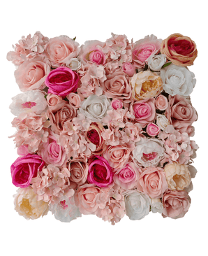 Kunstig Blomstervegg "Flower heaven" 50x50cm