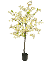 Kunstig Bougainvillea Tre Hvit 150cm