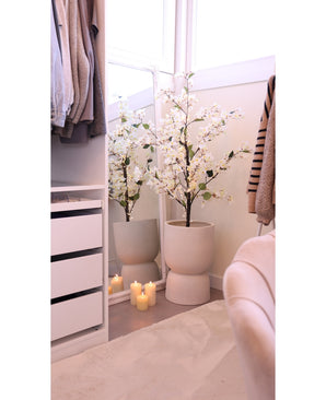 Kunstig Bougainvillea Tre Hvit 150cm