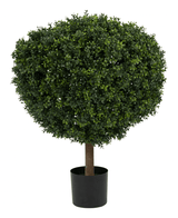 Kunstig Buksbom Ball På Stamme Romerstil 95cm