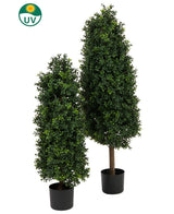 Kunstig Buksbom Pyramide Romerstil UV 120cm