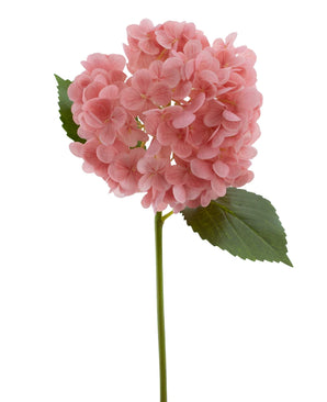 Kunstig Charlotte hortensia Real Touch Rosa 55cm