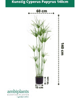 Kunstig Cyperus Papyrus 140cm