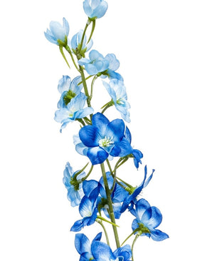 Kunstig Delphinium Stilk Blå 77cm