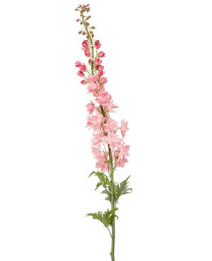 Kunstig Delphinium Stilk Rosa XL 130cm