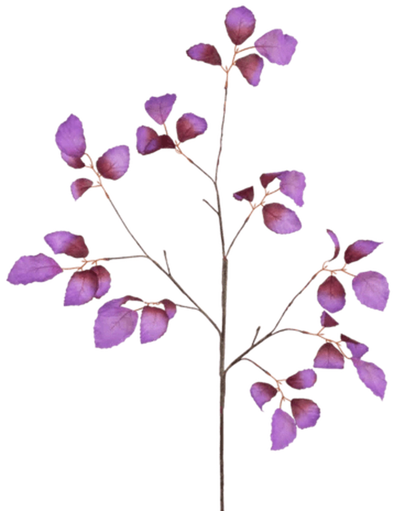 Kunstig Epleblad Lilla 90cm