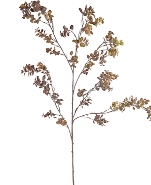 Kunstig Eukalyptus Gren m/Bær Brun 105 cm