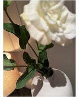 Kunstig Eustoma Real Touch Hvit 72cm