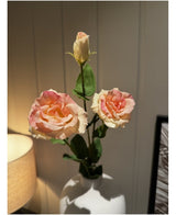 Kunstig Eustoma Real Touch Lysrosa 72cm