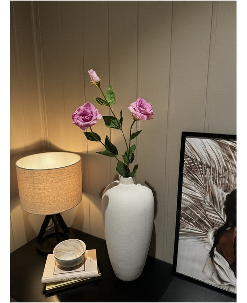 Kunstig Eustoma Real Touch Rosa 72cm