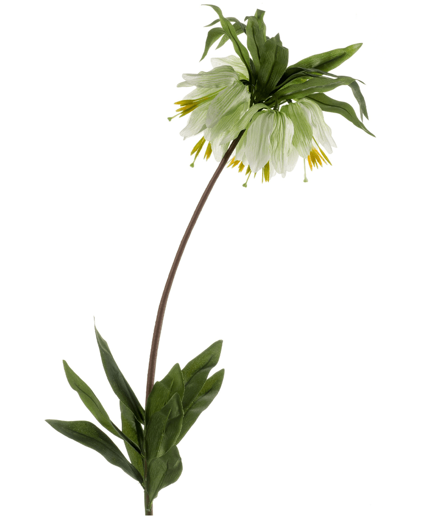 Kunstig Frittilaria Stilk Hvit/Grønn 90cm