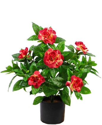 Kunstig Gardenia Fuchsia 39cm