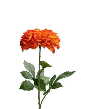 Kunstig Georgine Lotte Real Touch Oransje 72 cm