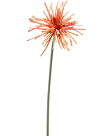 Kunstig Gerbera "Spider" Oransje 60cm