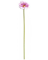 Kunstig Gerbera pastell rosa 53cm