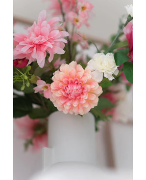 Kunstig "Gina" Georgine Rosa 50 cm