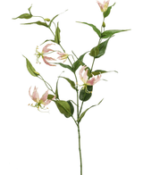Kunstig Gloriosa Stilk LysRosa 120cm