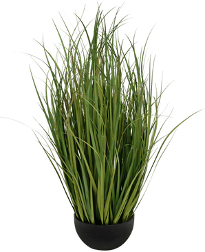 Kunstig Gress Grønn Fyldig i Skål 90cm
