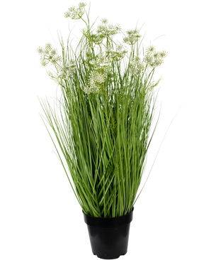 Kunstig Gress Gulrotblomst Fyldig 90cm