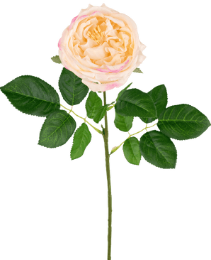 Kunstig Hagerose "Anniken" Real Touch peach 72cm