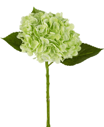 Kunstig Hortensia "Annabelle" Real Touch Grønn 55cm