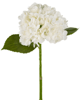 Kunstig Hortensia "Annabelle" Real Touch Hvit 55cm