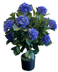 Kunstig Hortensia Ball Blå UV 75 cm