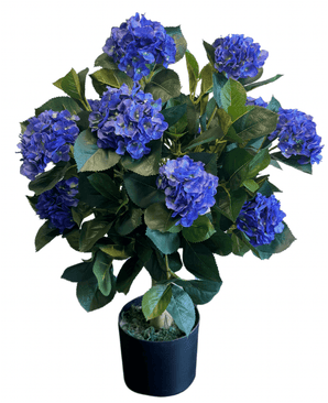 Kunstig Hortensia Ball Blå UV 75 cm