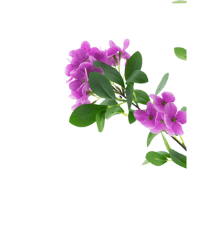 Kunstig Hortensia Gren Real Touch Lilla 80 cm