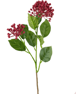 Kunstig Hortensia Mørk rosa 55 cm