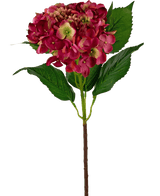 Kunstig Hortensia stilk Rosa 61cm