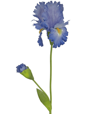 Kunstig Iris Blomst Blå 80cm