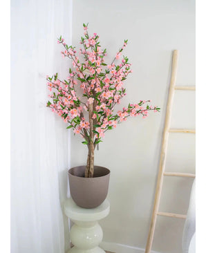 Kunstig Kirsebærtre Rosa 120 cm