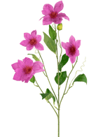 Kunstig Klematis Real Touch Rosa 88cm