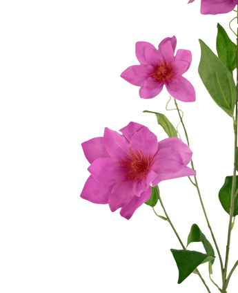 Kunstig Klematis Real Touch Rosa 88cm