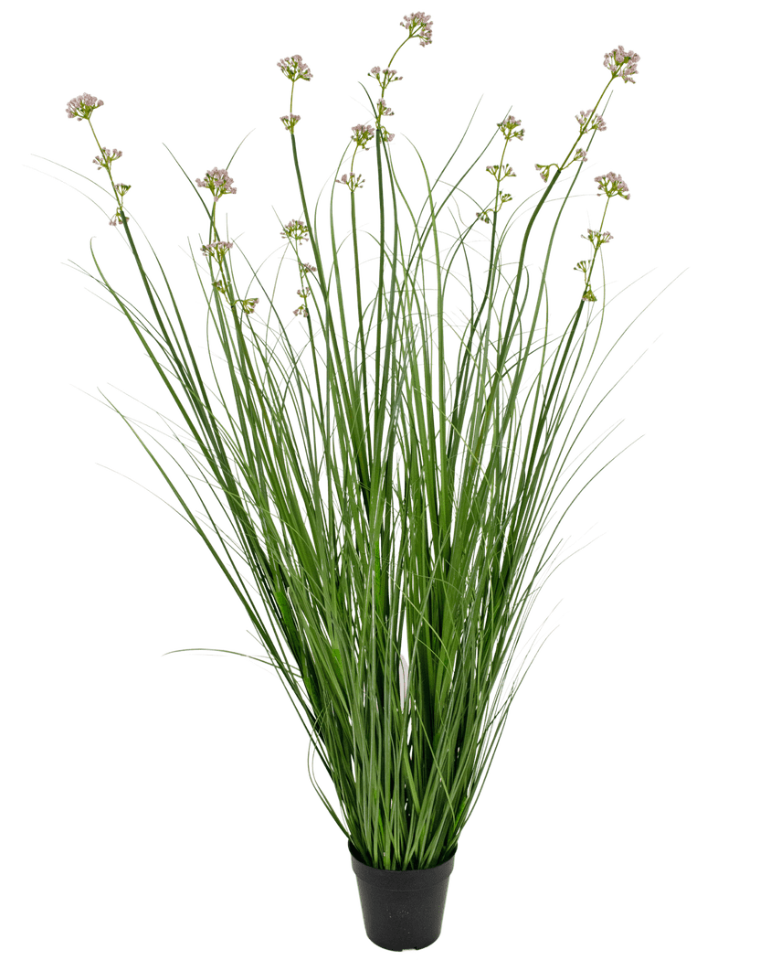 Kunstig Løkgress Fyldig Rosa 120cm