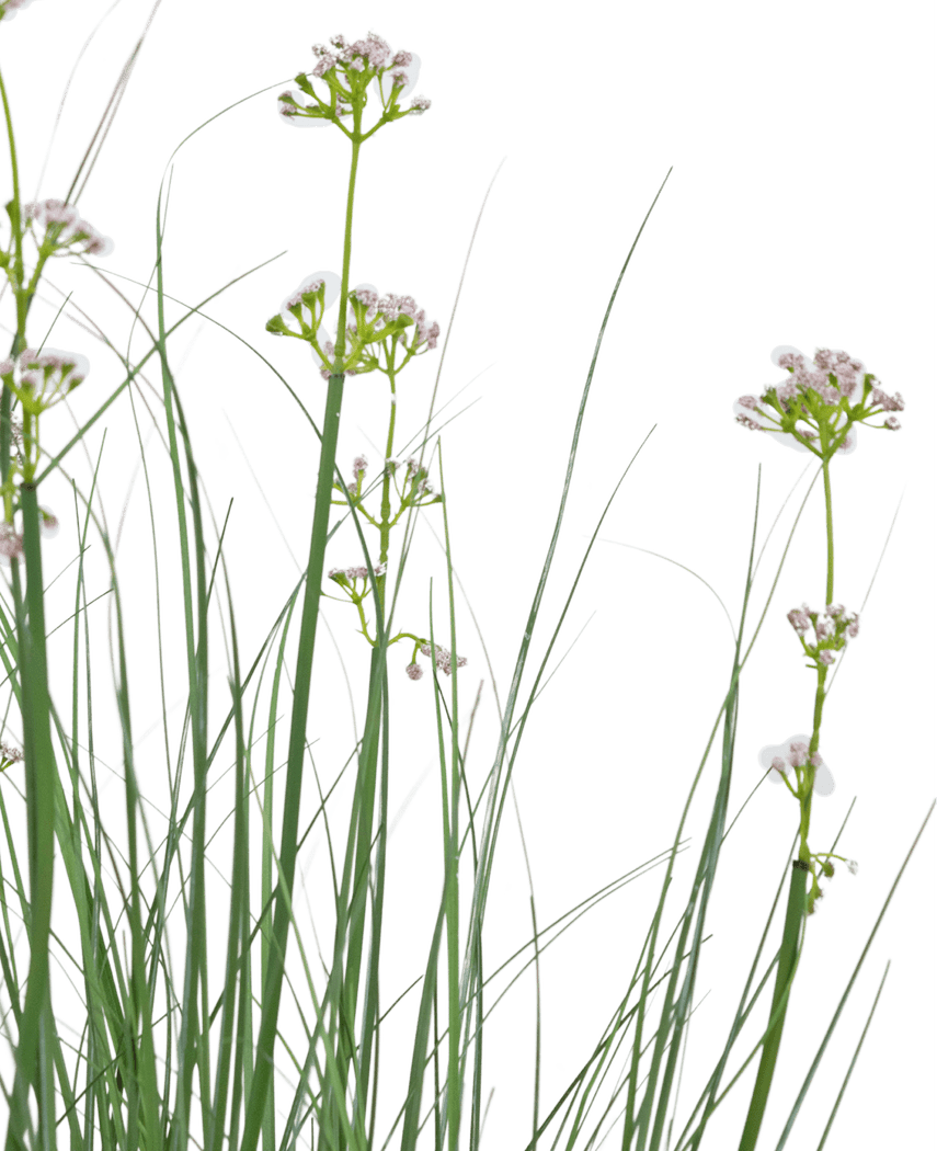 Kunstig Løkgress Fyldig Rosa 90cm