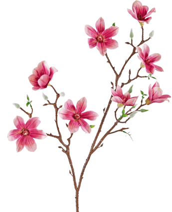 Kunstig Magnolia gren Rosa 89cm