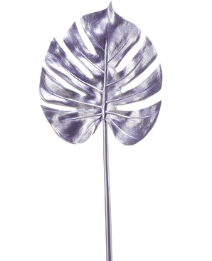 Kunstig Monstera Blad Lyslilla 68cm