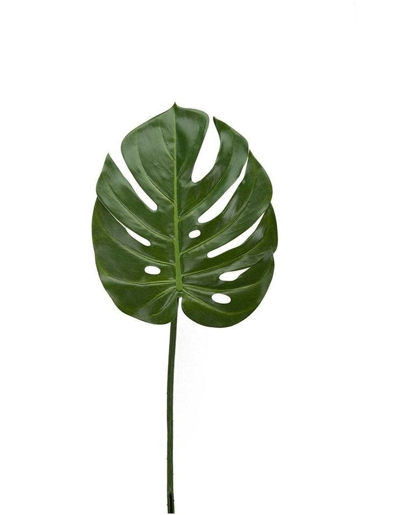 Kunstig Monstera blad 60cm