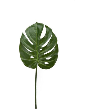Kunstig Monstera blad 60cm