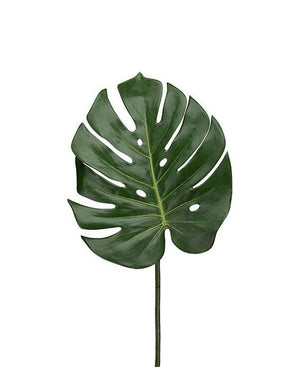 Kunstig Monstera blad 60cm