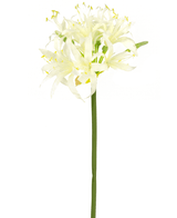 Kunstig Nerine Blomst Hvit 70cm