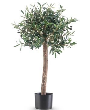 Kunstig Oliventre m/Oliven UV 85 cm