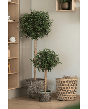 Kunstig Oliventre m/Oliven UV 85 cm