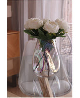 Kunstig Peonblomst Hvit 61cm