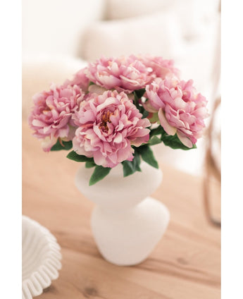 Kunstig Peonblomst Lys rosa 61cm
