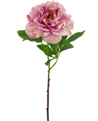 Kunstig Peonblomst Lys rosa 61cm