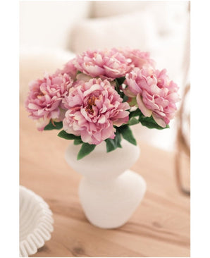Kunstig Peonblomst Lys rosa 61cm