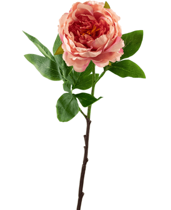 Kunstig Peonblomst Rosa 61cm